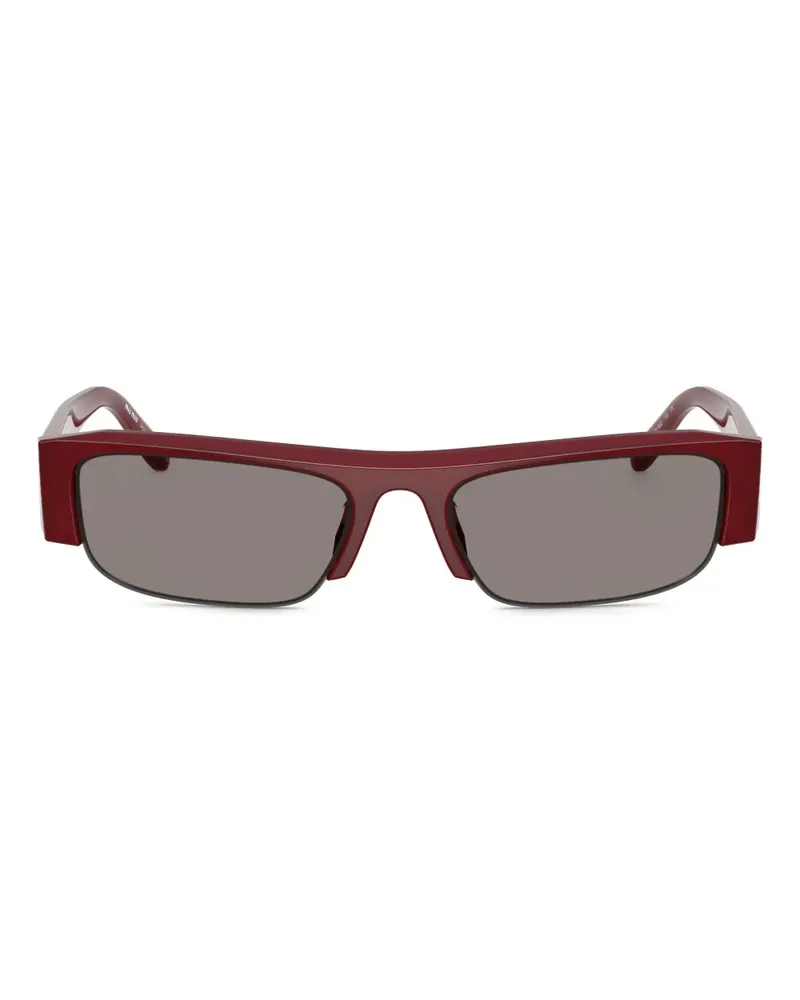 Miu Miu Vedete Sonnenbrille mit eckigem Gestell - Rot Rot
