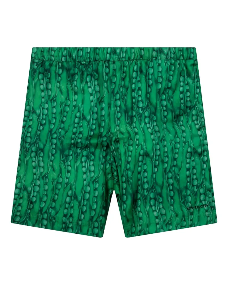 Givenchy logo-embroidered shorts - Grün Grün