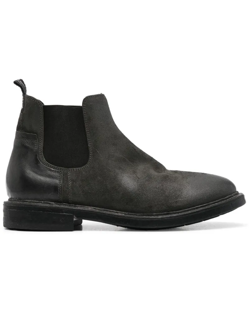 Moma Chelsea-Boots aus Wildleder - Grau Grau