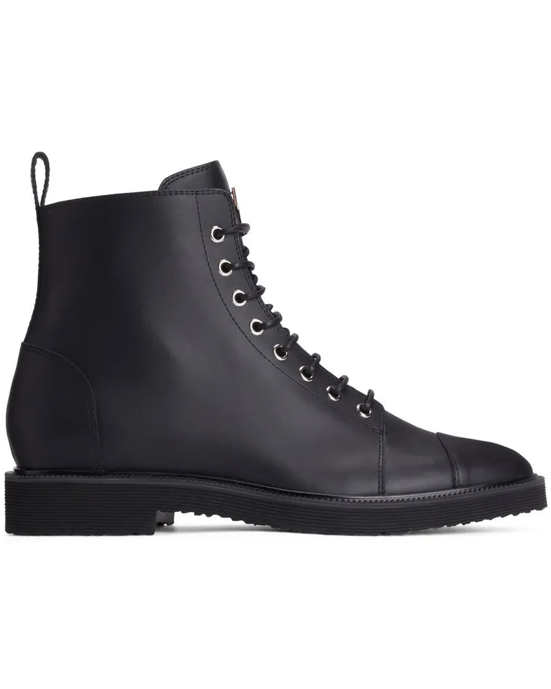 Giuseppe Zanotti Chris Schnürstiefel - Schwarz Schwarz