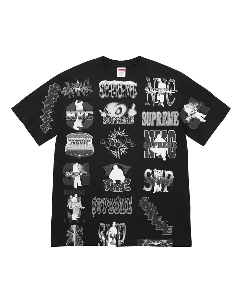 Supreme Being Flash graphic-print T-shirt - Schwarz Schwarz