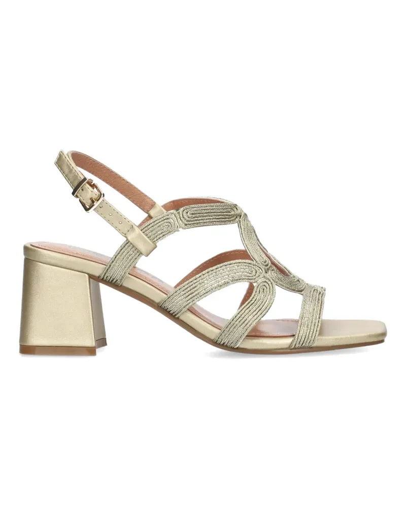 Bibi Lou 5cm Meli sandals - Gold Gold