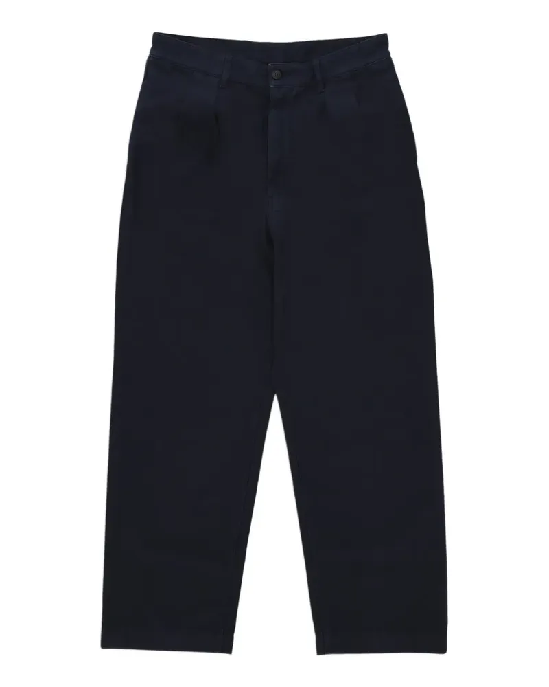 Fortela Newyork Bundfalten-Chino aus Baumwoll-Canvas - Blau Blau