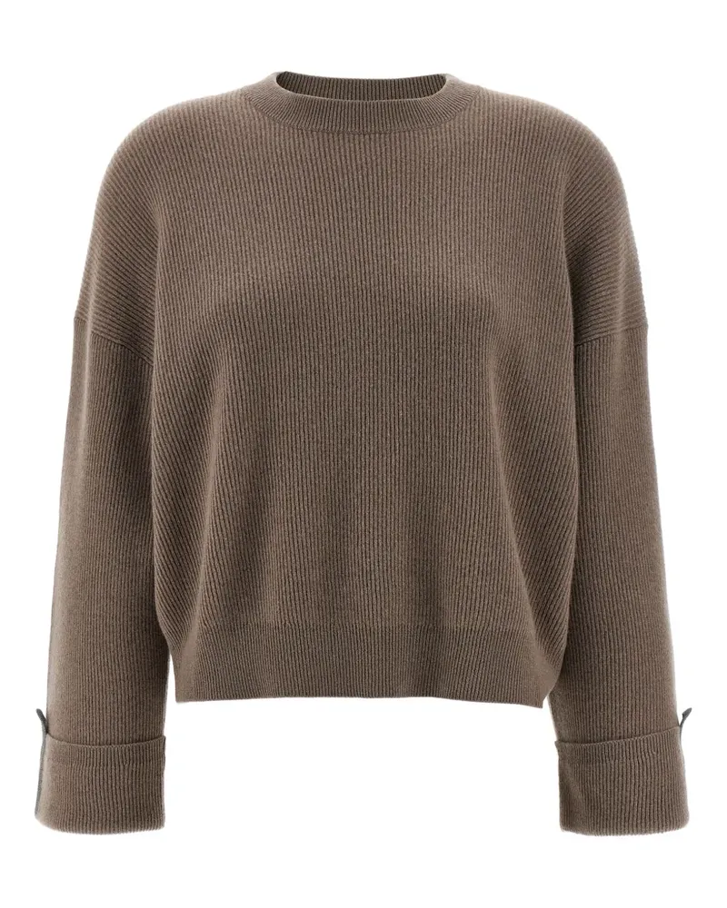Brunello Cucinelli crew-neck cashmere sweater - Braun Braun