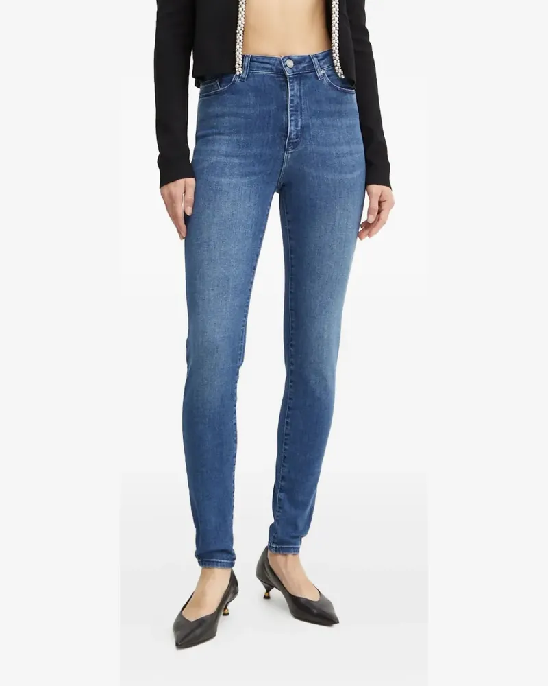 Karl Lagerfeld Jeans mit verzierter Tasche - Blau Blau