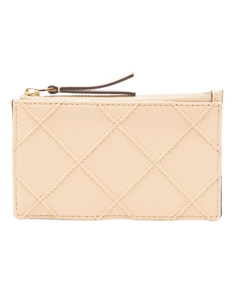 Tory Burch Fleming Portemonnaie - Nude Nude
