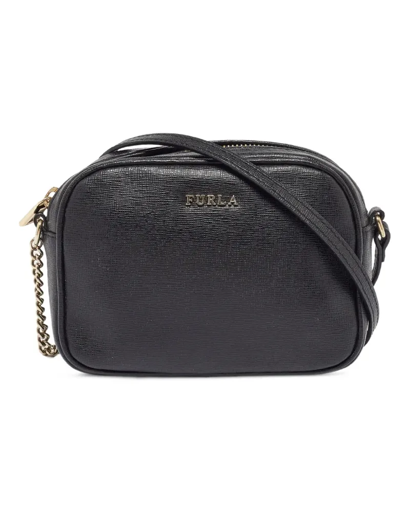 Furla leather cross body bag - Schwarz Schwarz