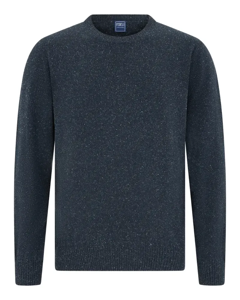 Fedeli crew-neck sweater - Blau Blau