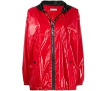 Regenjacke mit Kapuze - Rot