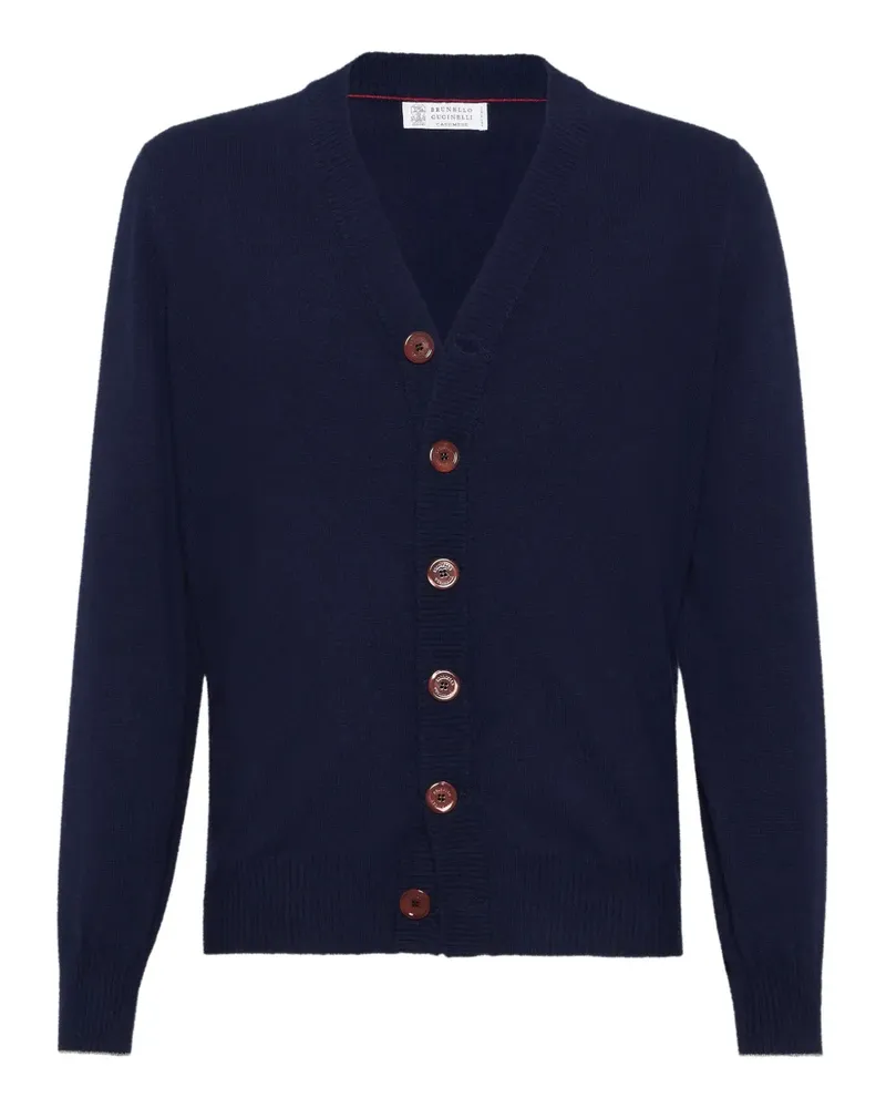 Brunello Cucinelli Cardigan aus Kaschmir - Blau Blau