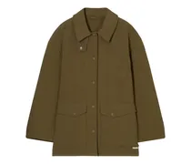 Steppjacke mit Taschen - Grün