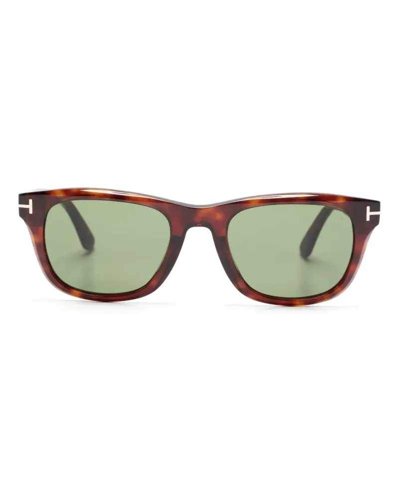 Tom Ford Kendel Sonnenbrille mit eckigem Gestell - Braun Braun