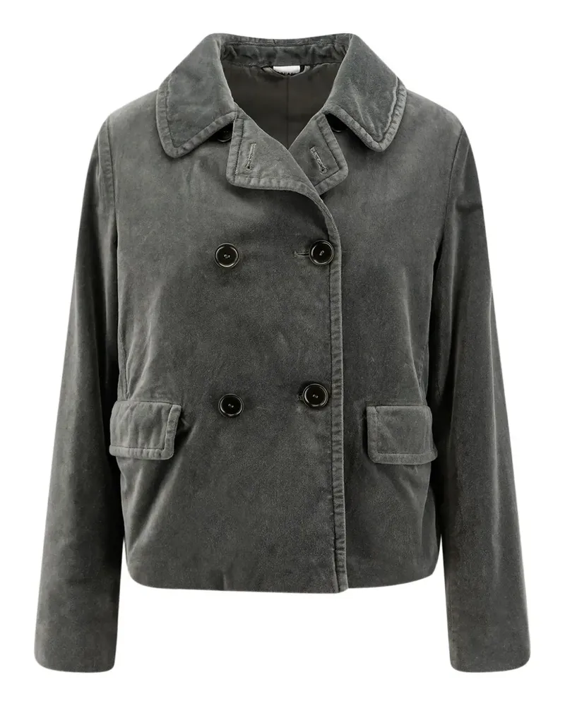 ASPESI double-breasted cotton blazer - Grau Grau