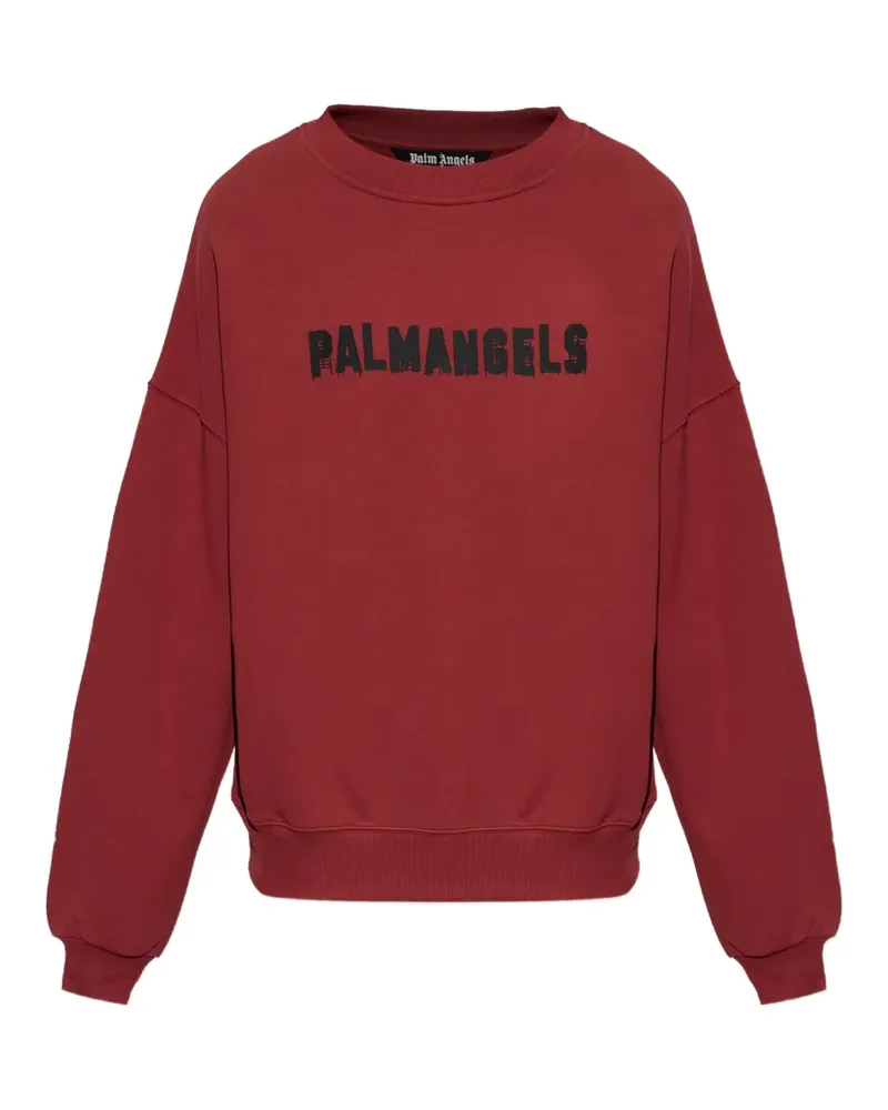 Palm Angels Palm Hills Sweatshirt mit Logo-Print - Rot Rot
