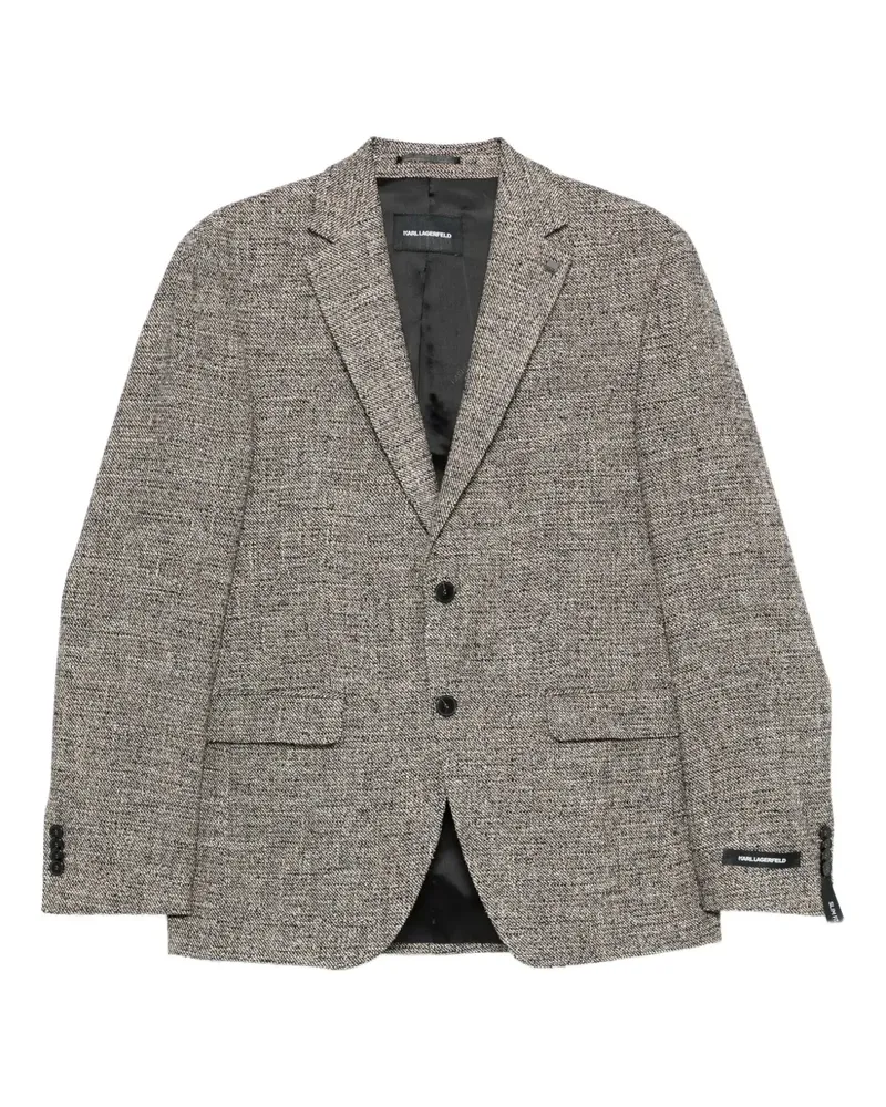 Karl Lagerfeld Einreihiges Sakko - Braun Braun