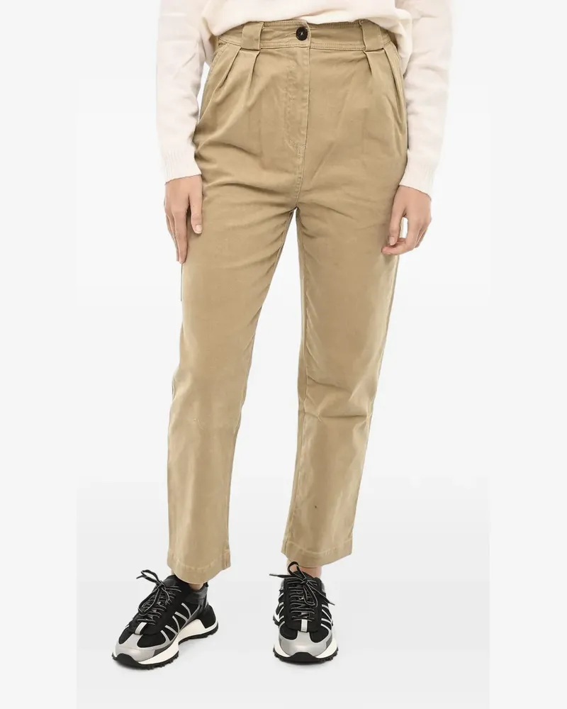 Woolrich double-pleat cargo pants - Nude Nude