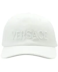 Versace Baseballkappe mit Logo-Prägung Weiß