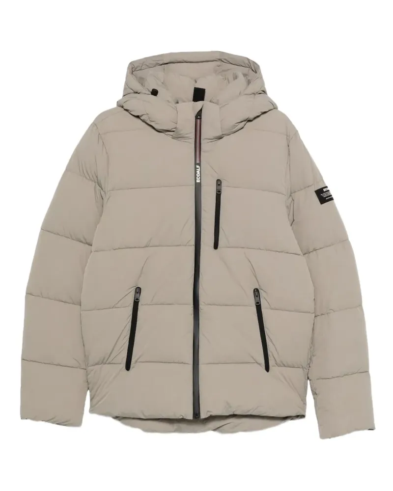 ECOALF Gesteppte Bazon Kapuzenjacke - Nude Nude