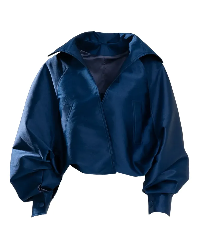 Ana Radu Jacke mit Ballonärmeln - Blau Blau