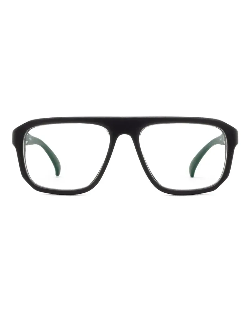 Mykita Brille mit eckigem Gestell - Schwarz Schwarz