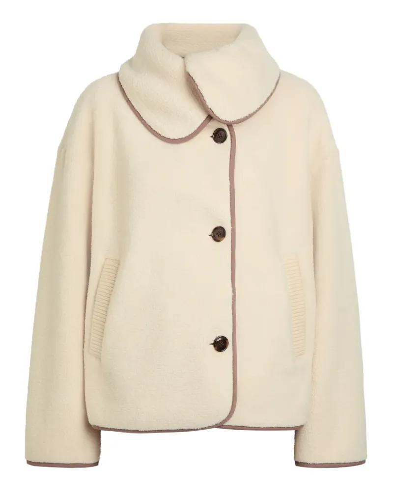 Varley button trim jacket - Nude Nude