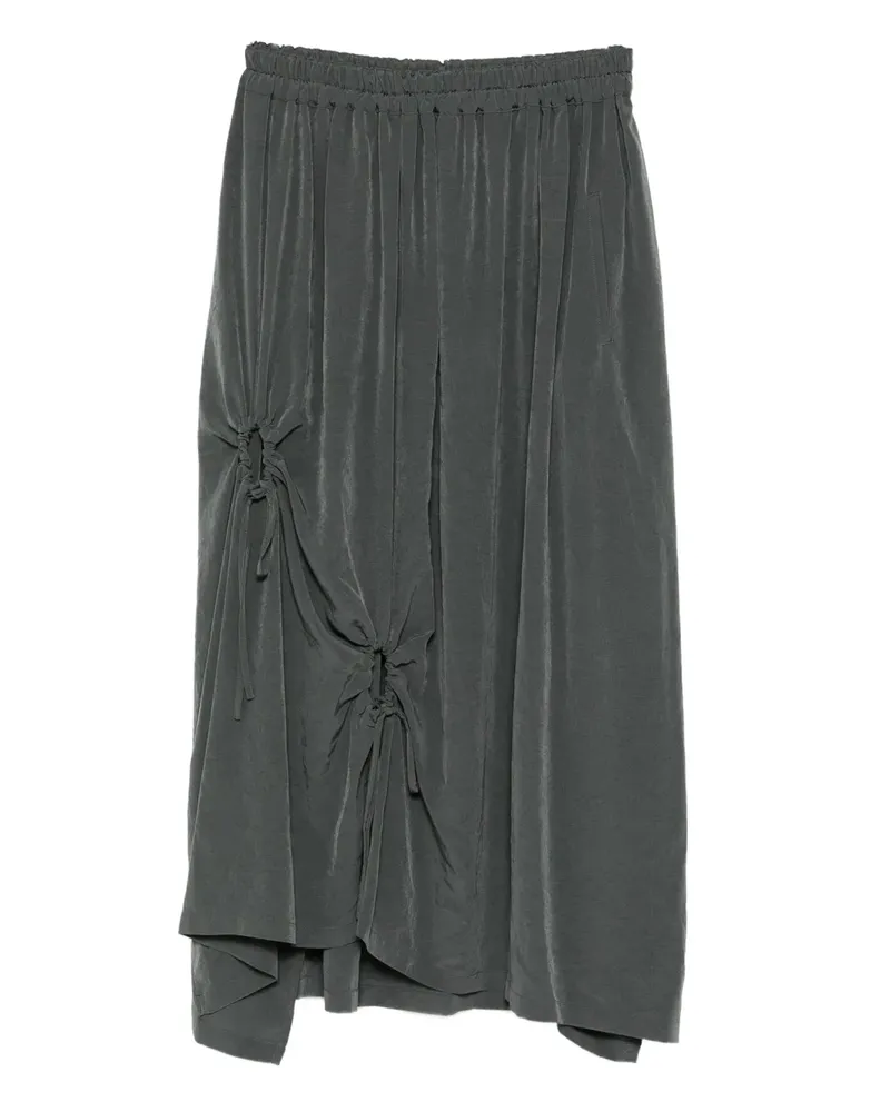 Yohji Yamamoto Asymmetrischer Rock - Grau Grau