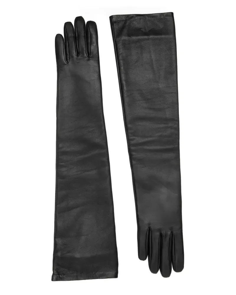 FRANKIE Shop Handschuhe aus Leder - Schwarz Schwarz