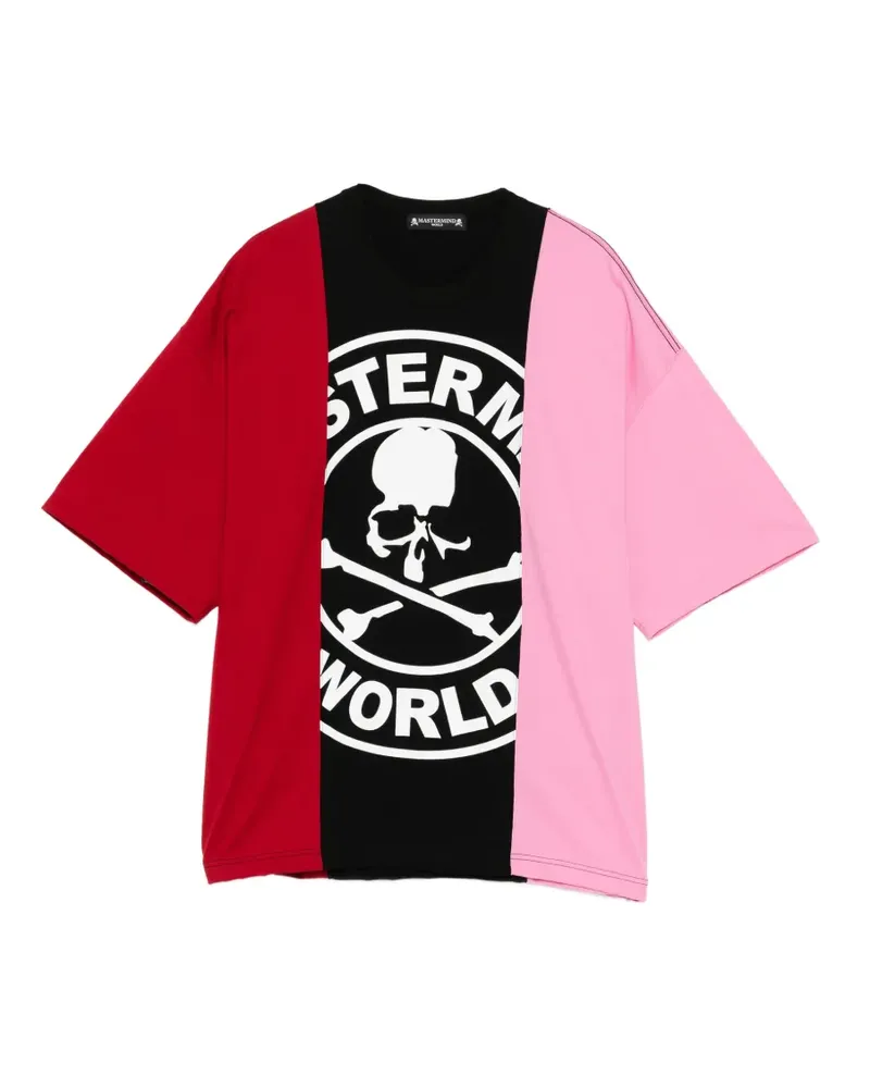 Mastermind World T-Shirt in Colour-Block-Optik - Schwarz Schwarz