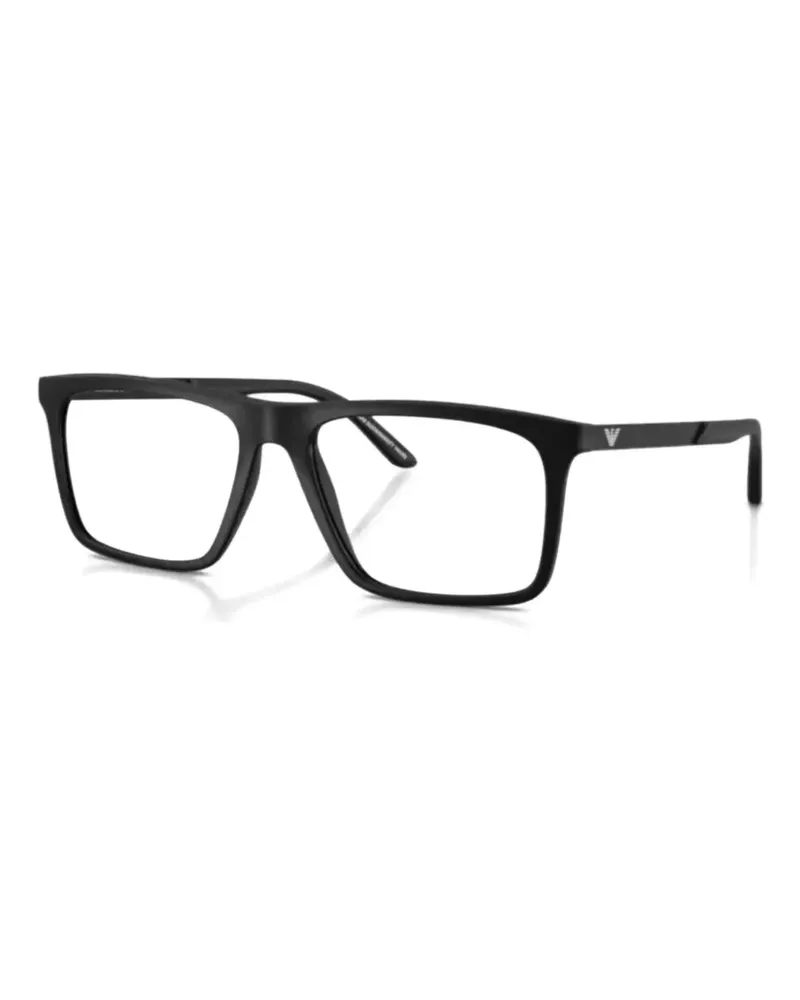 Emporio Armani square-frame glasses - Schwarz Schwarz