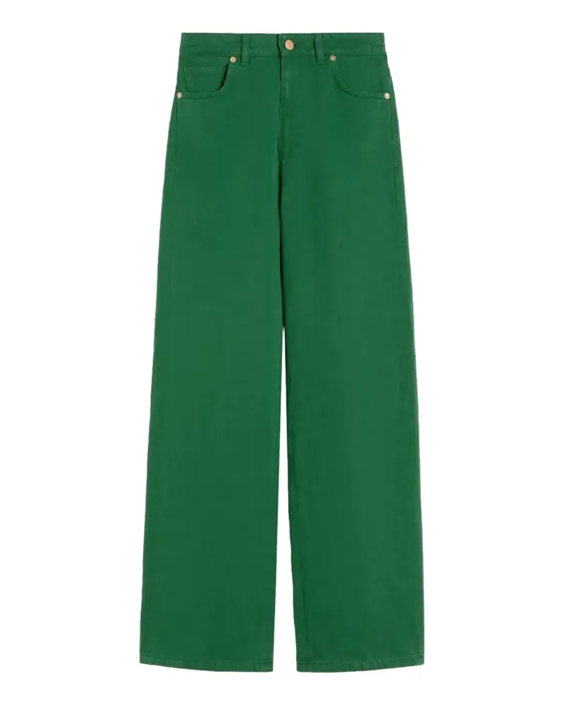 Max Mara SMMONORATA Hose mit Tasche - Grün Grün
