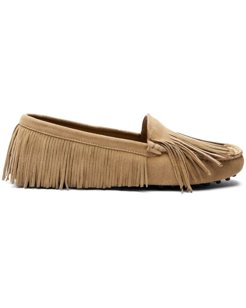 Scarosso Cochise Loafer aus Wildleder - Nude Nude