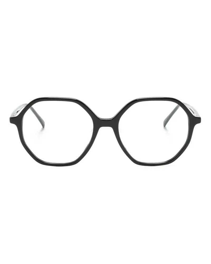 GIGI STUDIOS Livia Brille mit geometrischem Gestell - Schwarz Schwarz