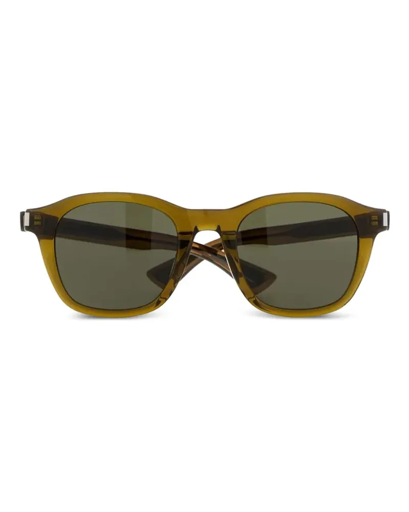 Saint Laurent Sonnenbrille mit eckigem Gestell - Braun Braun