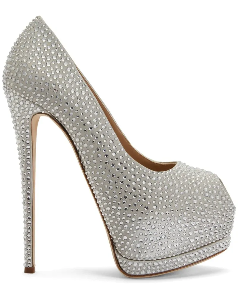 Giuseppe Zanotti Sharon Pumps mit Strass - Grau Grau