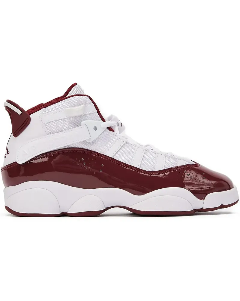 Jordan 6 Rings GS "White/Team Red" Sneakers - Weiß Weiß