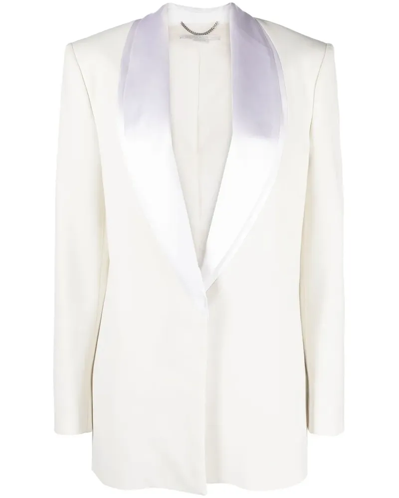 Stella McCartney Einreihiger Smoking-Blazer - Nude Nude