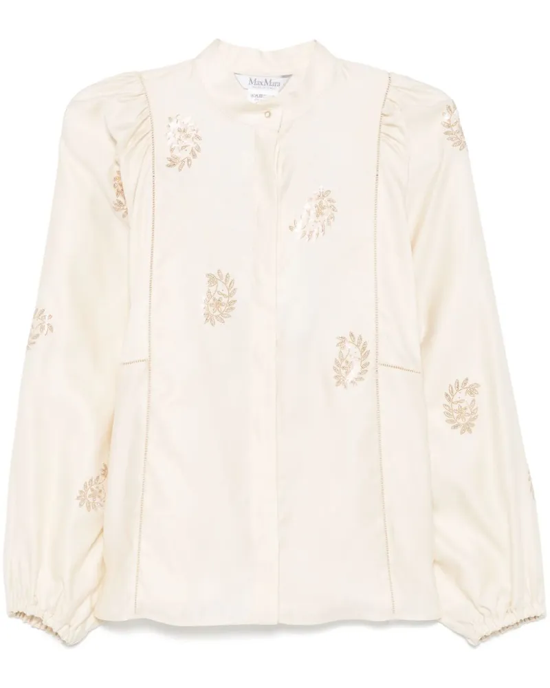 Max Mara Caladio Hemd - Nude Nude