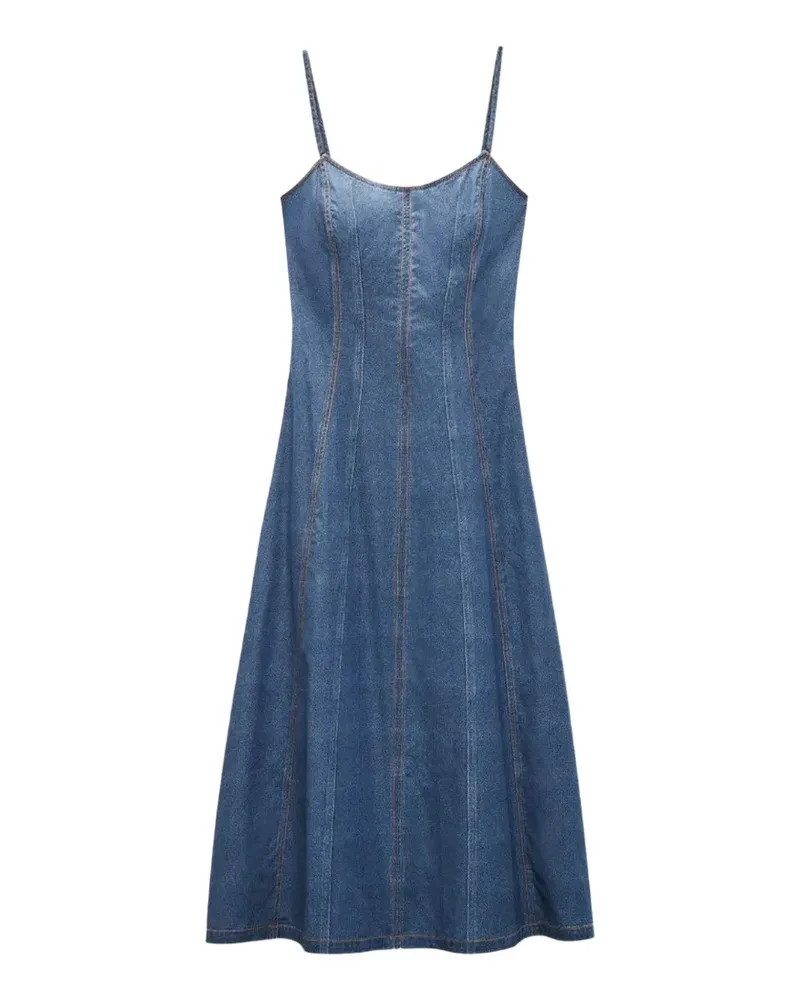 Rag & Bone Miramar Midikleid mit Einsätzen - Blau Blau