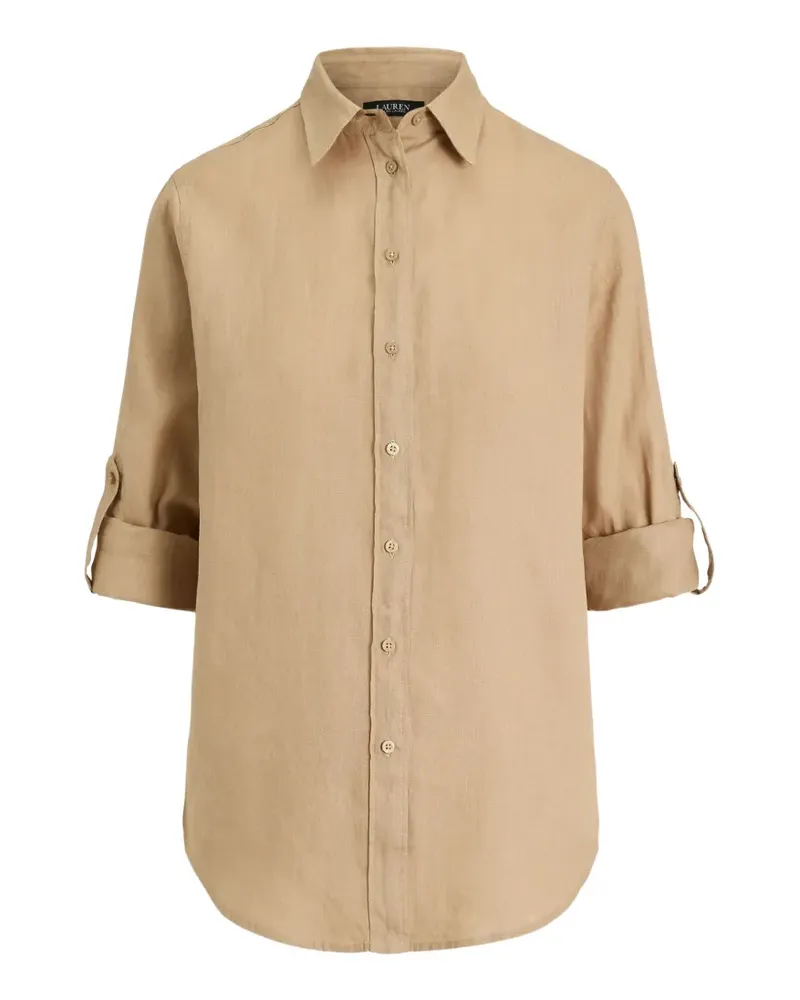 Ralph Lauren Hemd mit Knopfleiste - Nude Nude