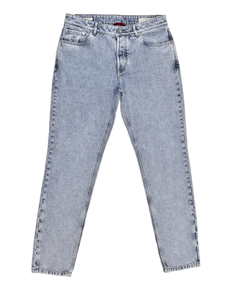 Brunello Cucinelli belt-loops jeans - Blau Blau