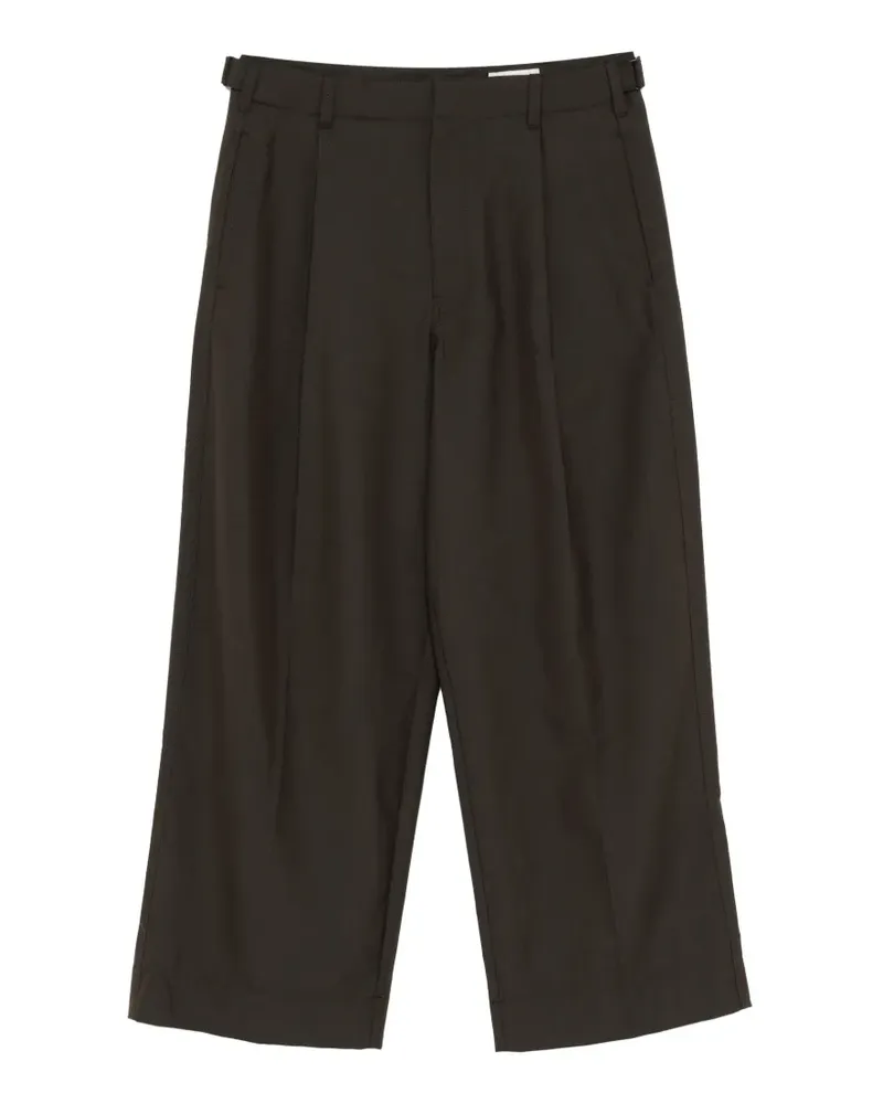 Christophe Lemaire Hose mit Falten - Braun Braun