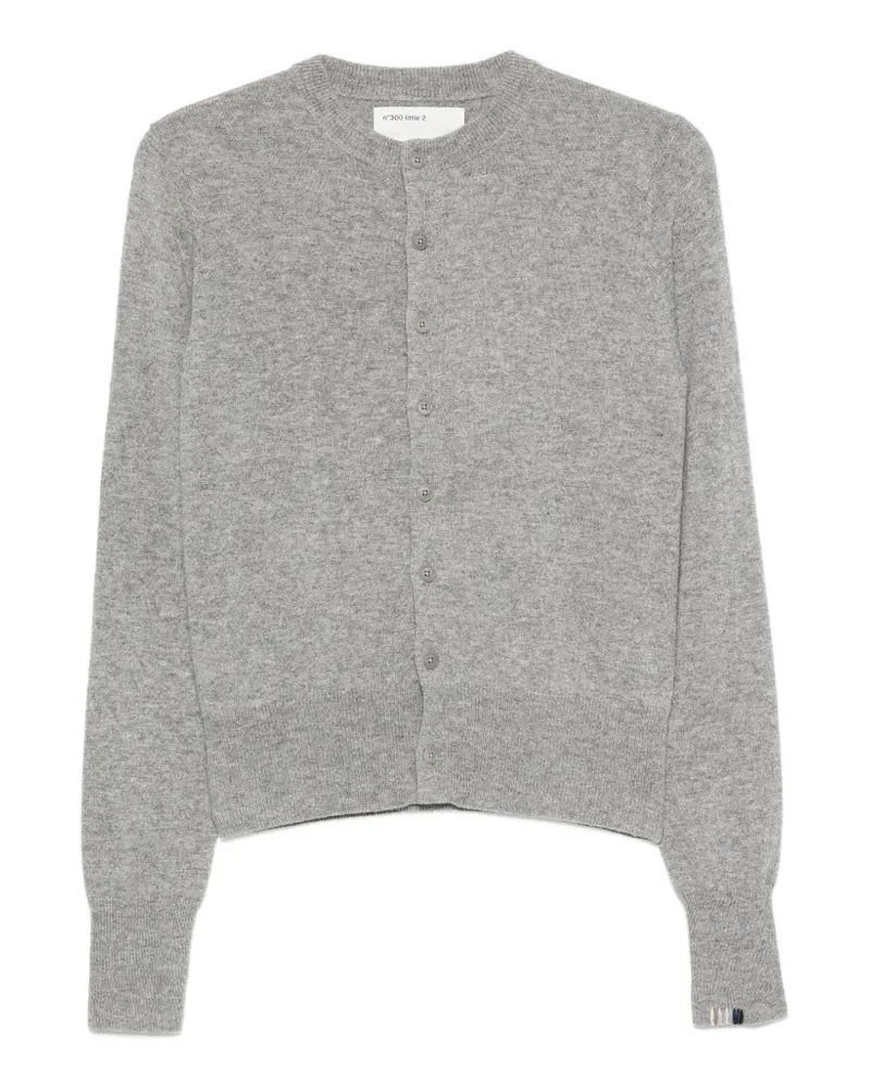 extreme cashmere Little 2 Slim-Fit-Cardigan mit Knöpfen - Grau Grau