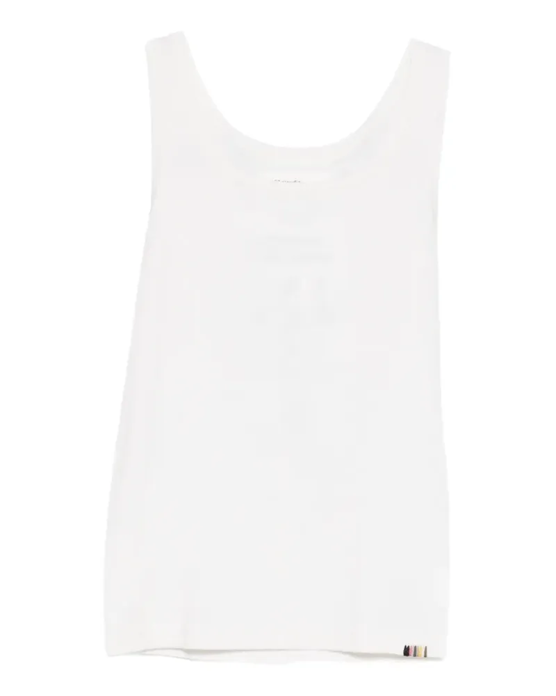 extreme cashmere Nº453 Claudia scoop-neck tank top - Weiß Weiß