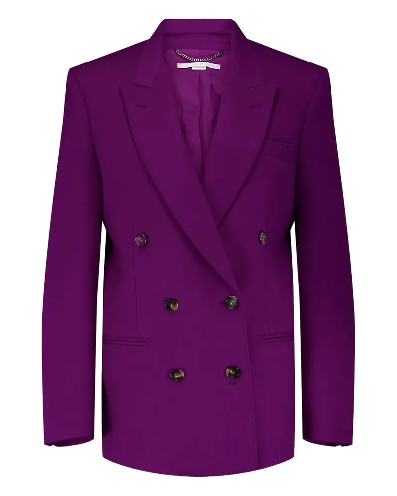 Stella McCartney double-breasted blazer - Violett Violett