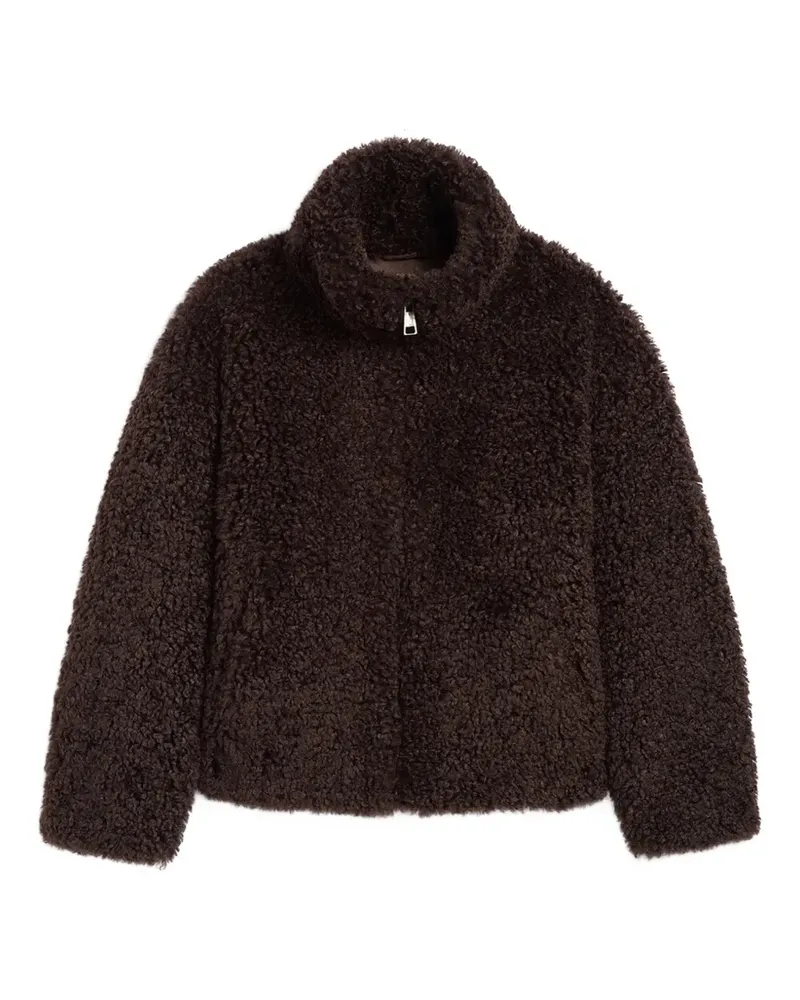APPARIS Brooks Bouclette-Jacke mit Stehkragen - Braun Braun