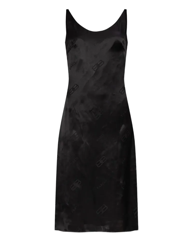 Balenciaga Kleid aus Seide - Schwarz Schwarz