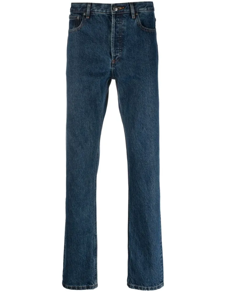 A.P.C. Jeans mit geradem Bein Blau