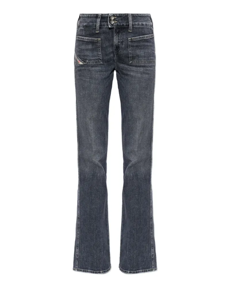 Diesel D-Hush patch-pocket jeans - Grau Grau