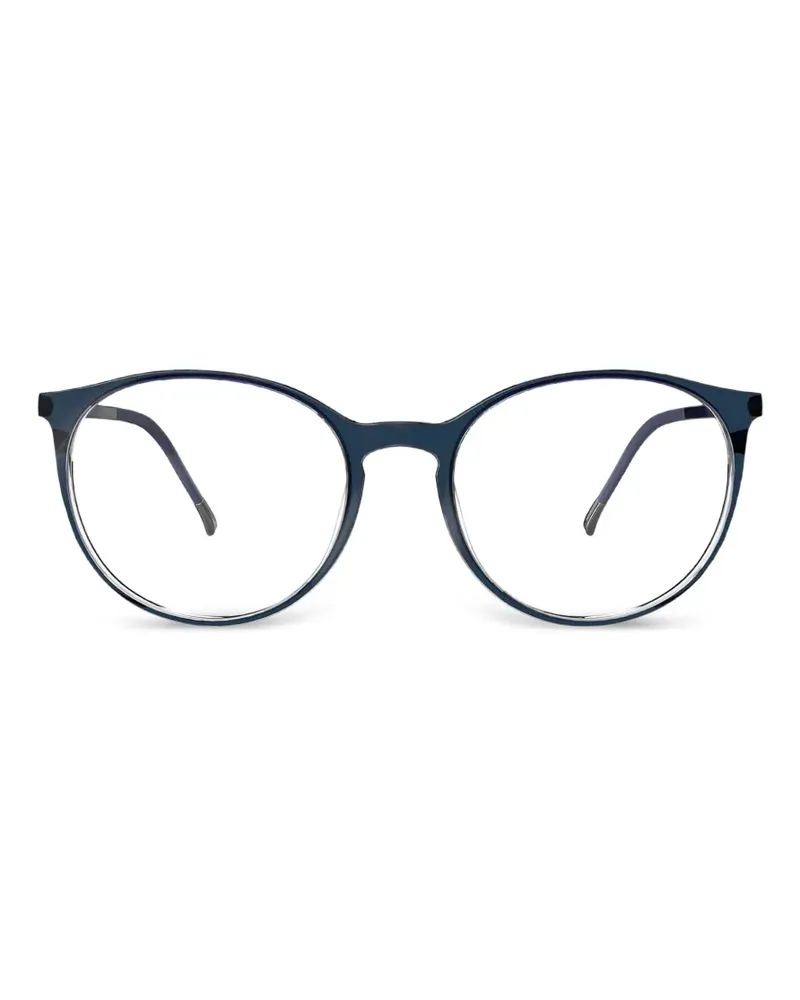 Silhouette SPX Illusion round-frame glasses - Blau Blau