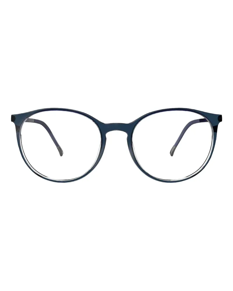 Silhouette SPX Illusion round-frame glasses - Blau Blau